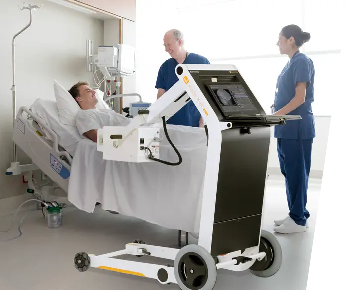 Amadeo M DR - unidad móvil de rayos X digital para medicina humana