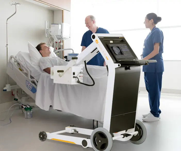 Amadeo M DR - unidad móvil de rayos X digital para medicina humana