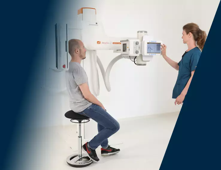 Equipos digitales de rayos X, equipos fijos de rayos X y gestión de imágenes médicas