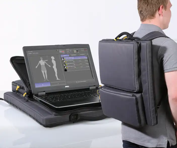 Leonardo DR nano: mochila de rayos X ligera para uso de emergencia