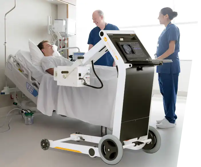 Amadeo M-DR mini - unidad móvil de rayos X para estaciones médicas a bordo