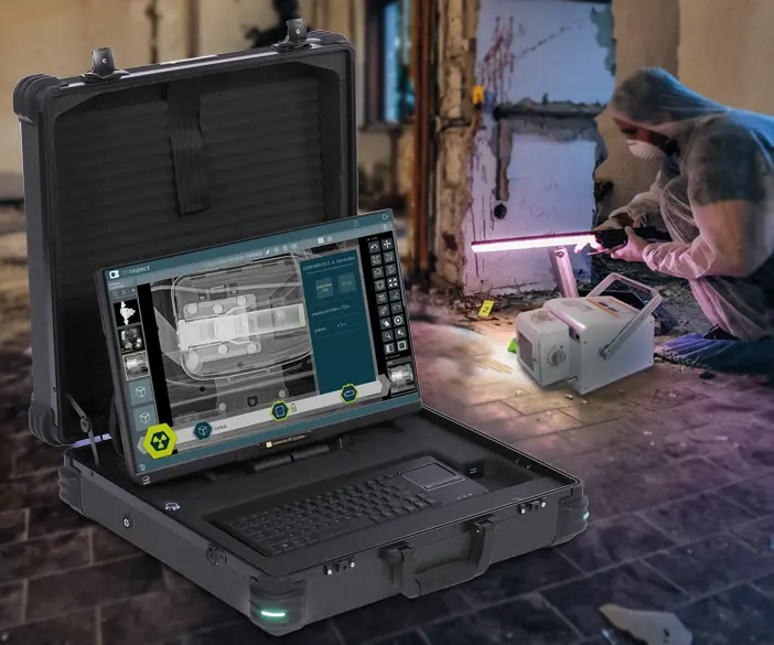 Leonardo DR mini III - das beste tragbare DR-System für die Securitybranche