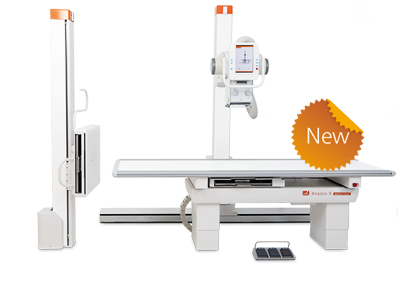 Amadeo R - Universal X-ray system with bucky table and wall stand