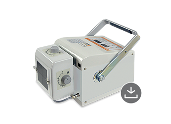 Battery-operated portable monoblock X-ray machine with high frequency technology