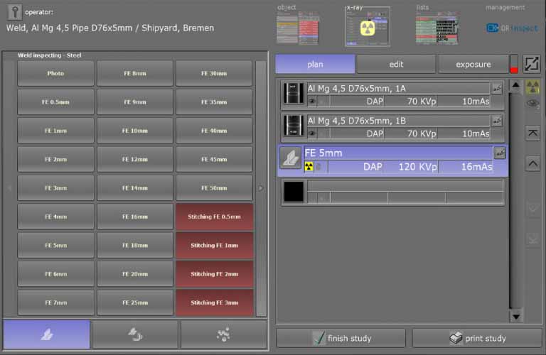   With full support for touchscreen control, ORinspect offers predefined schedules that can be adapted to your recurring inspection tasks (customisation).