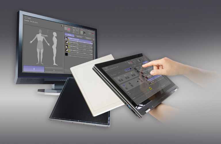 The dicomPACS DX-R image acquisition software is easy to operate, has a touchscreen interface and improves your workflow