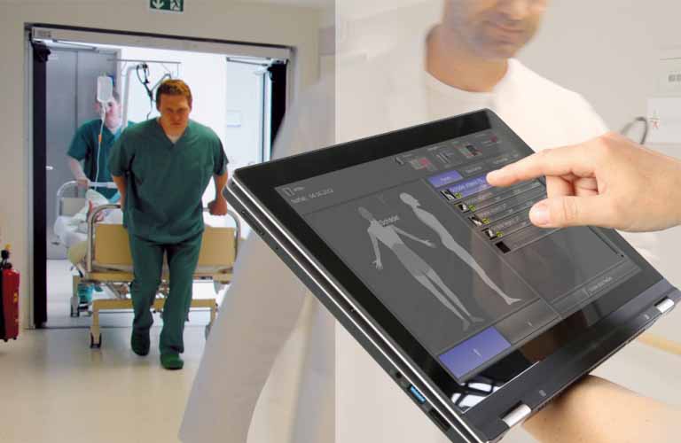 The dicomPACS DX-R image acquisition software is easy to operate, has a touchscreen interface and improves your workflow