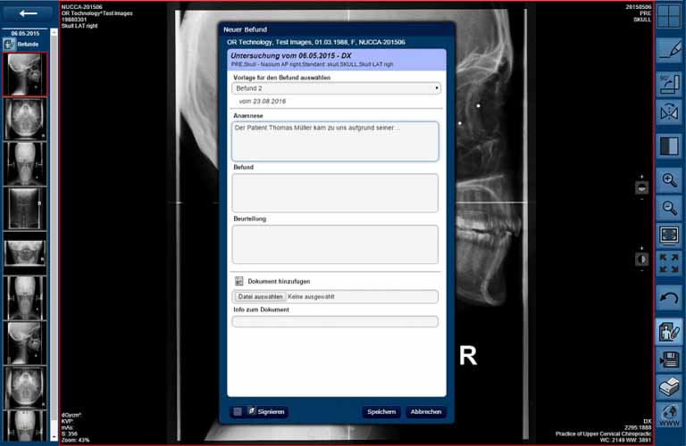 DICOM-Cloud ORCA-Screenshot - Telemedizin und Archivierung von medizinischen Bildern, Dokumenten und Befunden