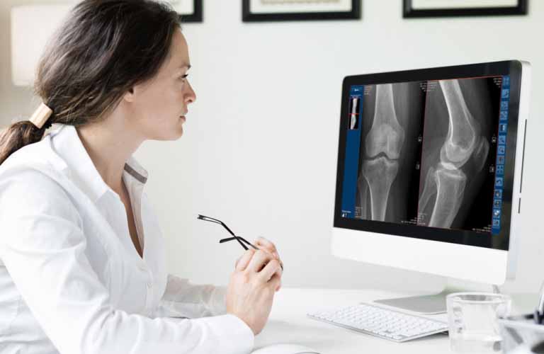 X-ray images and documents can be shared via cloud to obtain a second opinion.