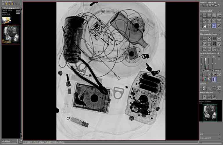 dicosPACS DICOS/DICOM Betrachtungssoftware mit hilfreichen Filtern (z. B . Schärfen, Inverse Darstellung, LUT, Frequenzfilter u. v. m.)