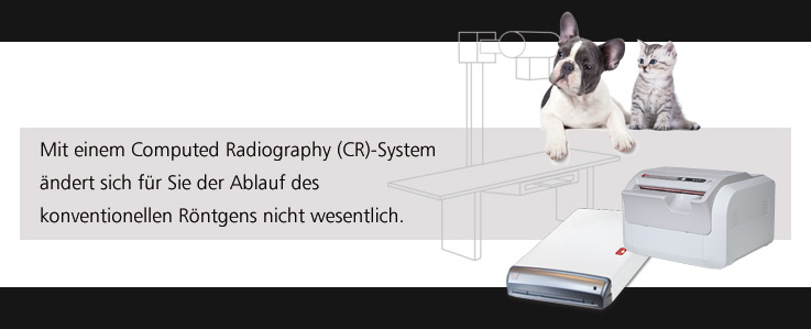 Digitales Roentgen mit CR - Tiermedizin