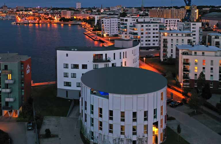 Edificio de la empresa OR Technology en Rostock, Alemania